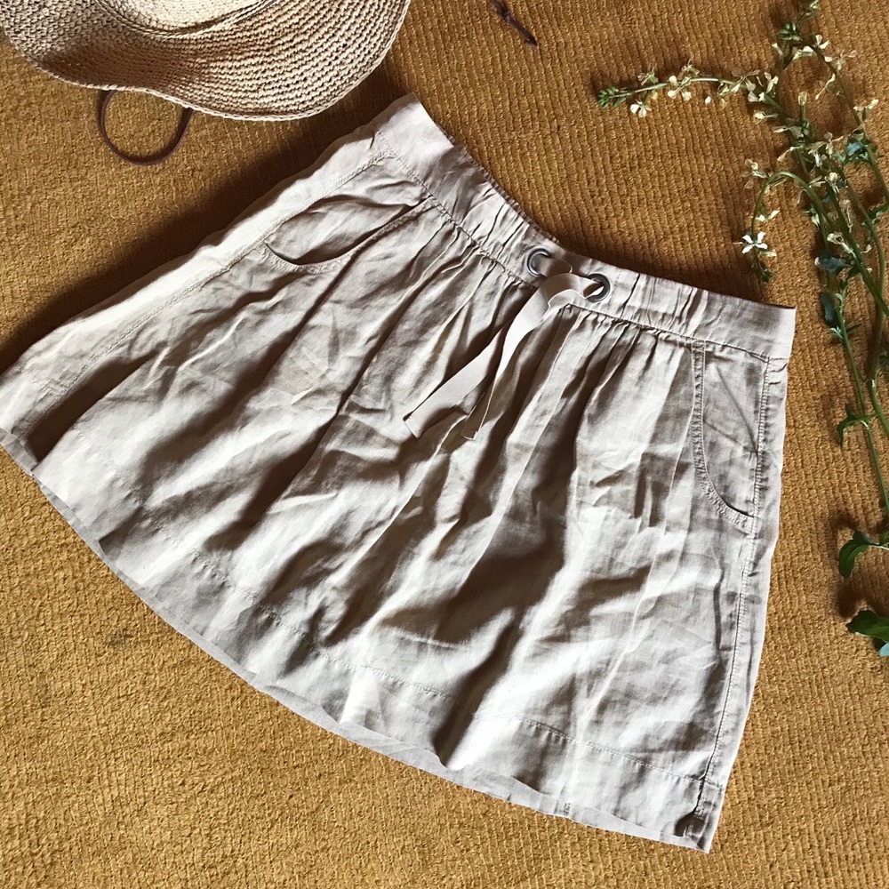 Light weight, 100% linen, j.crew skirt.